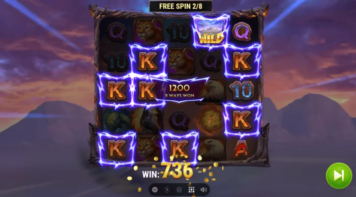 Colt Lightning Inferno panalo sa bonus game